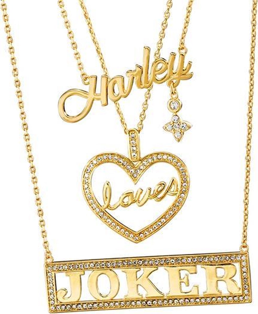 DC Comics: Harley Quinn Loves The Joker Necklace Set