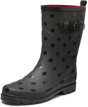 Gevavi Boots Anna Zwart Rubber Regenlaarzen Dames