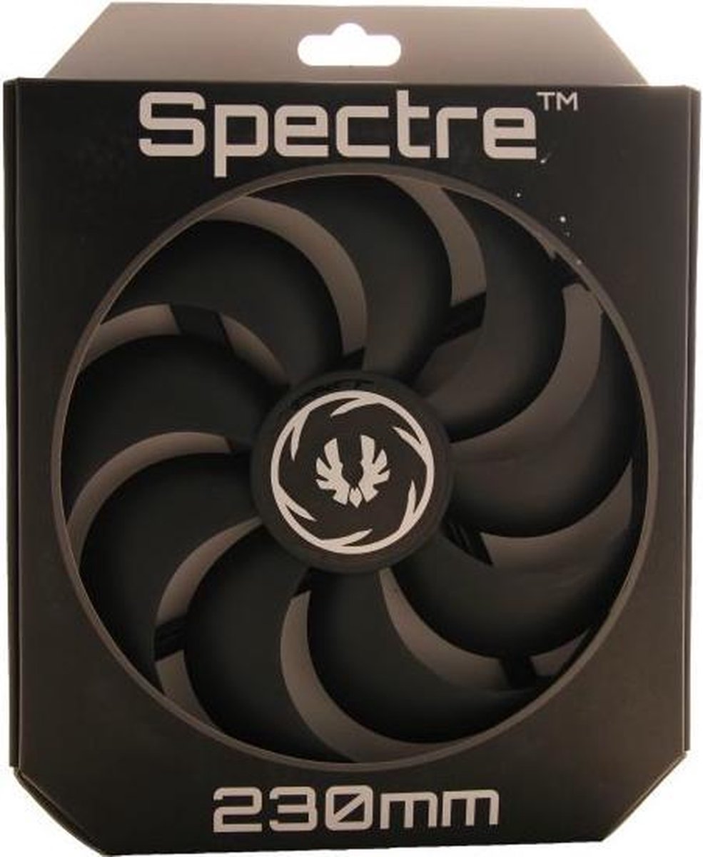 Bitfenix Spectre PC-ventilator Zwart (b x h x d) 230 x 230 x 30 mm