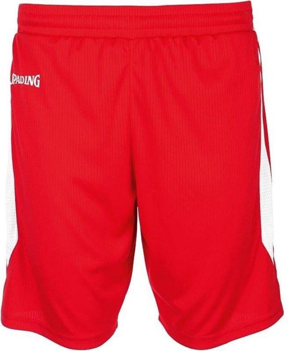 Spalding 4Her III Basketbalshort Dames - Rood / Wit | Maat: M