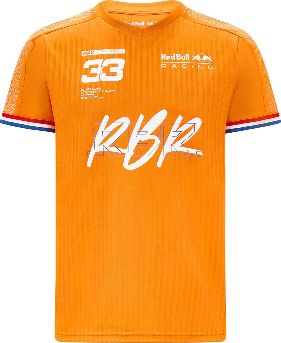 Red Bull Racing  Max Verstappen t-shirt oranje S 2021
