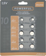 Batterijen knoopcel 10dlg.