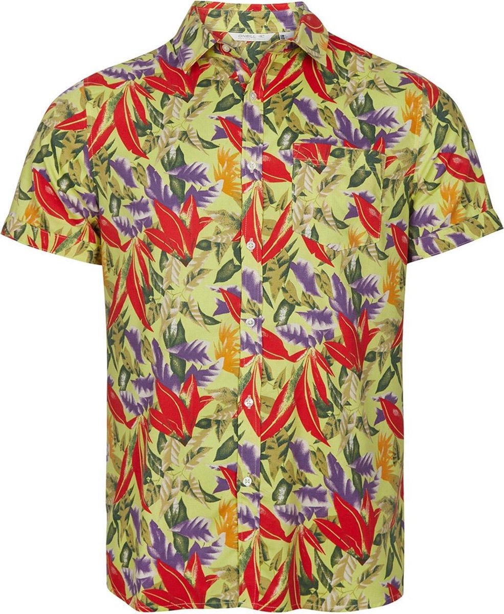 Fornia S Slv Shirt 1a1318 2900 Yellow Aop