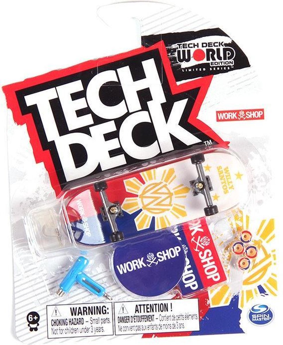 Tech Deck world edition rare work shop
