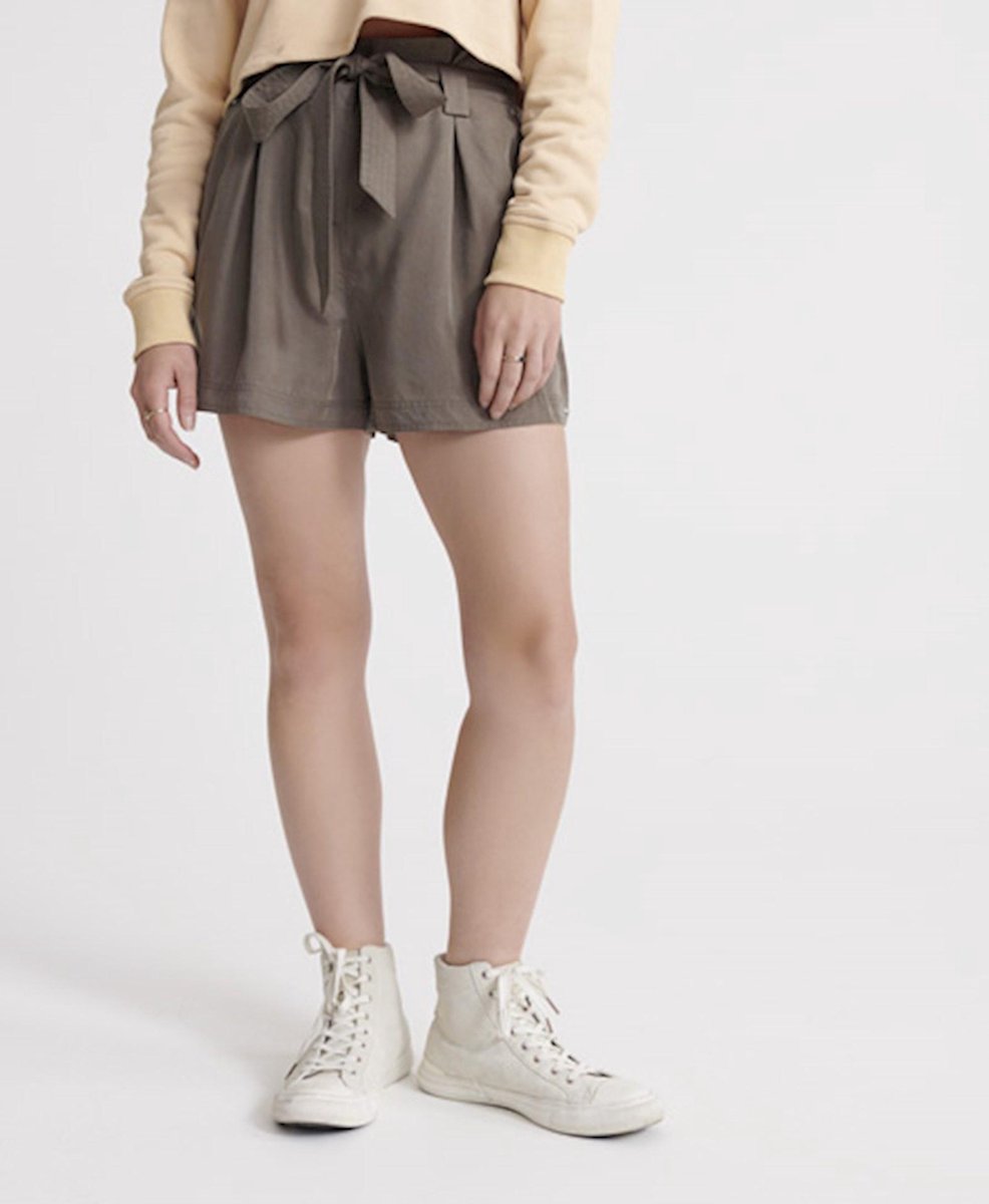 Superdry Dames Desert Paper Bag short