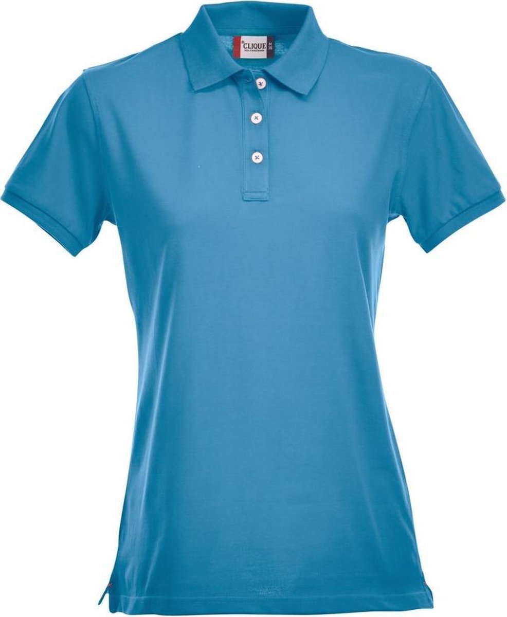Premium dames polo turquoise xl