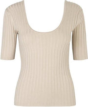 Beige rib top - Nixie - mbyM