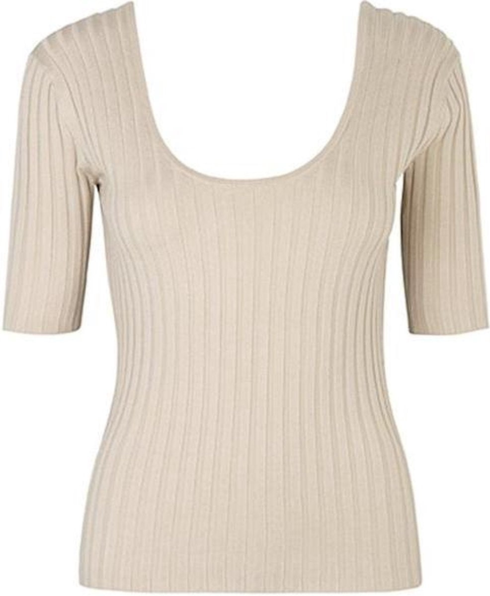 Beige rib top - Nixie - mbyM