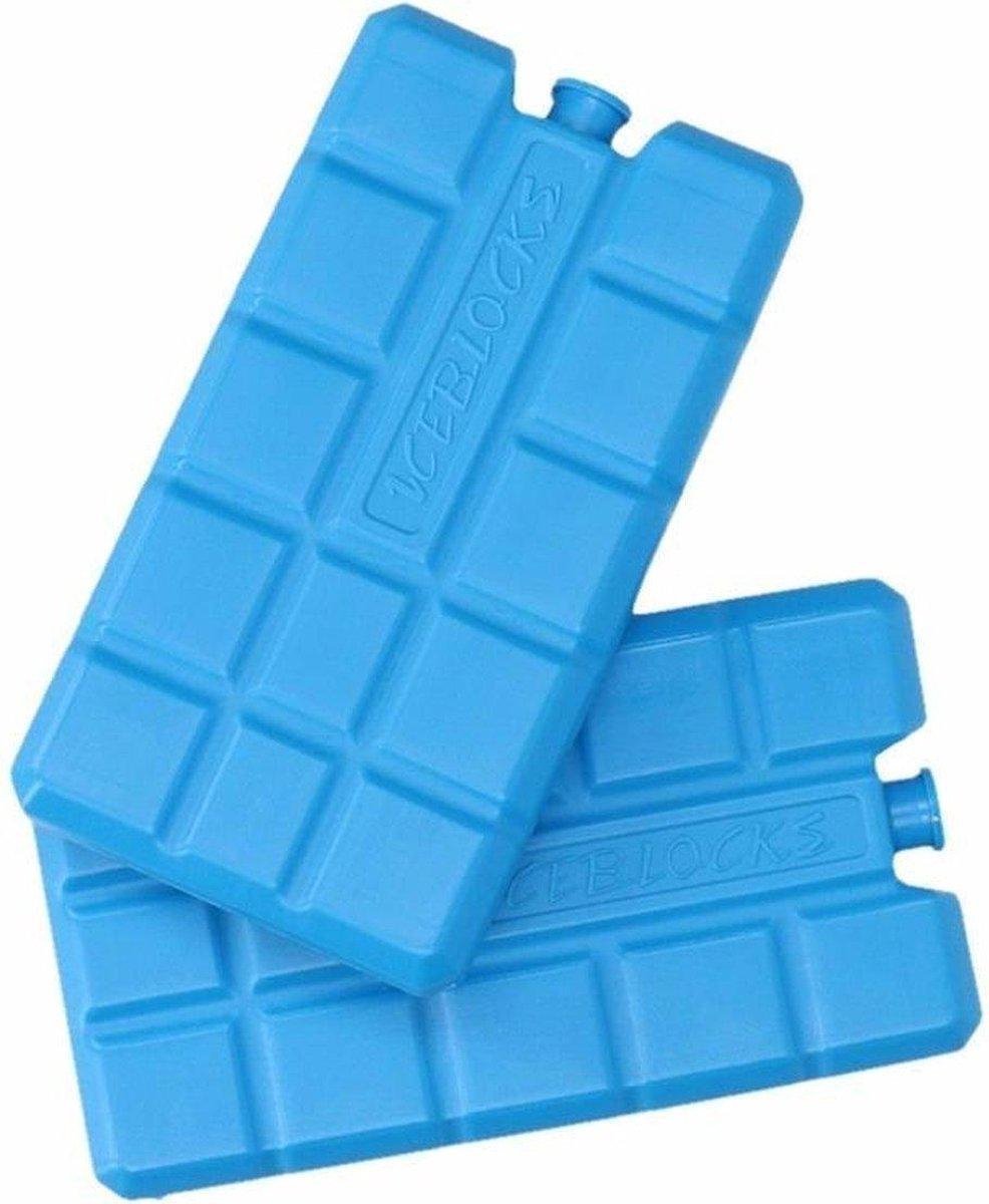 Koelelementen - 2 Stuks - 15x8x2 cm - Blauw