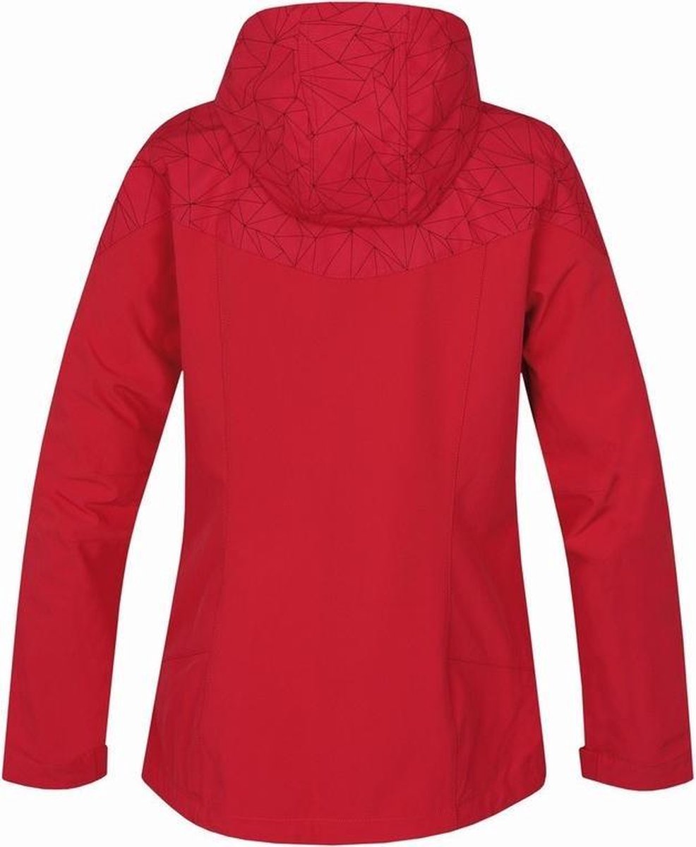 Hannah Outdoorjas Frida Light Dames Polyester Rood Mt 44