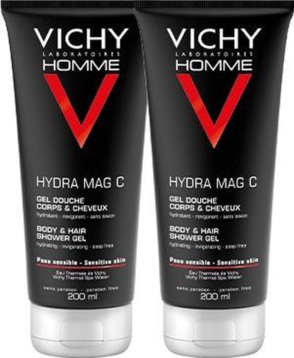 Vichy Homme Hydra Mag C Douchegel - 2x200ml