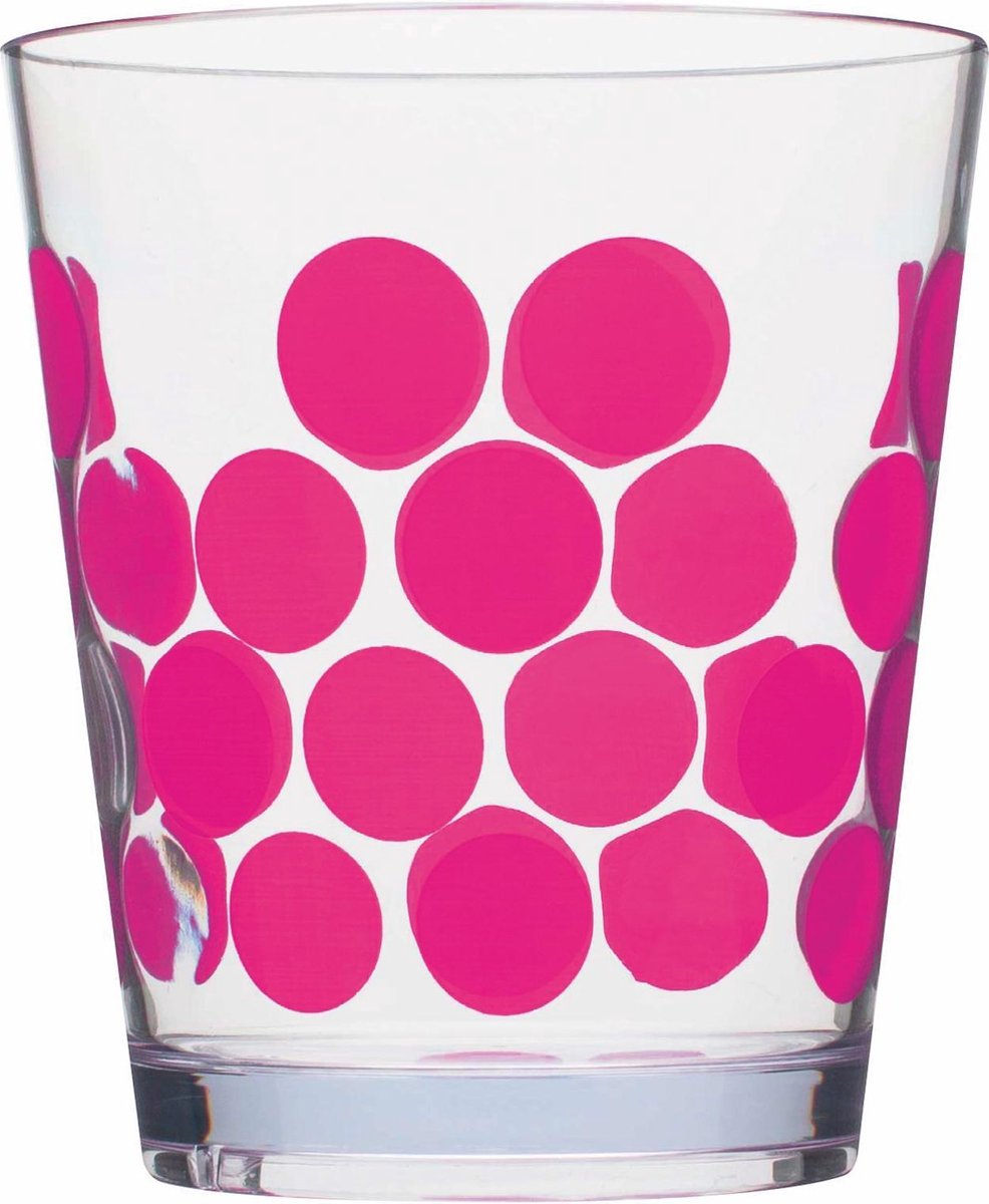 ZaK!Designs Dotdot Drinkbeker - 42 cl. - Roze