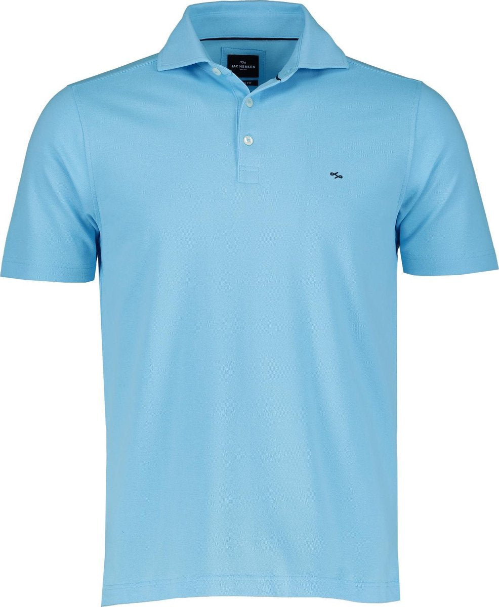 Jac Hensen Polo - Modern Fit - Blauw - 6XL Grote Maten