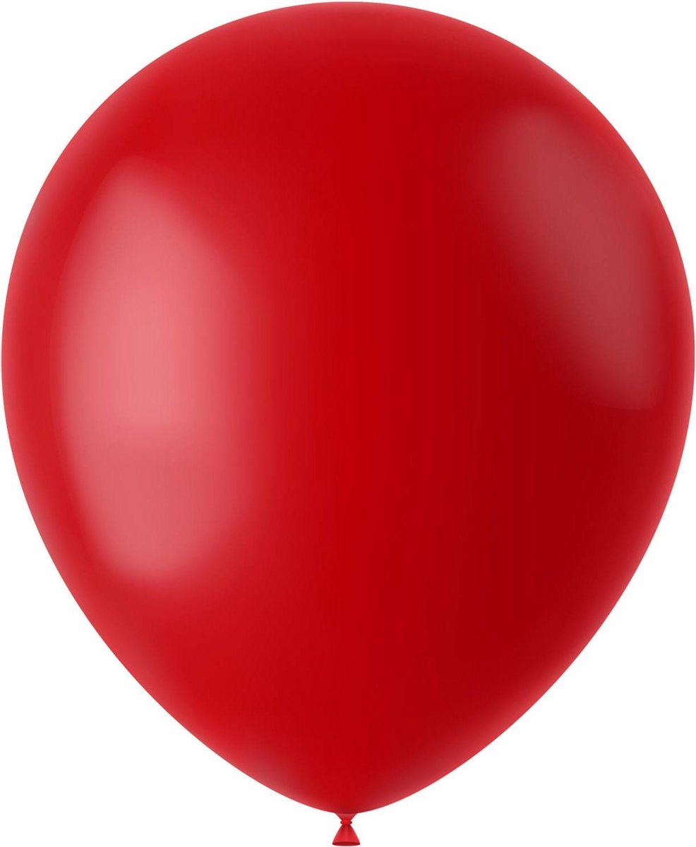Rode Ballonnen Ruby Red 33cm 10st