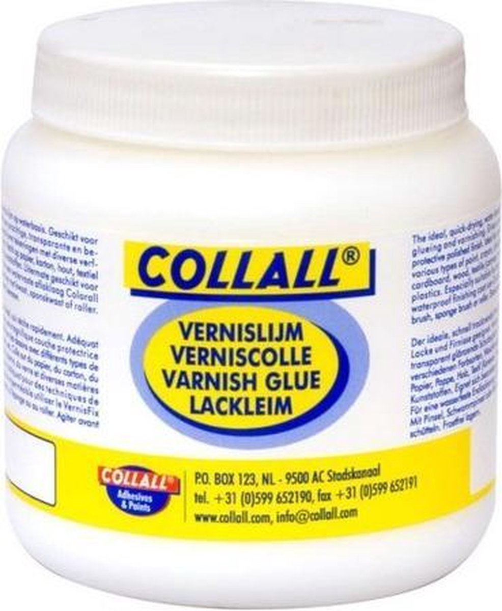 Collall - Vernislijm (voor binnen gebruik)  - Wit  - 250ml