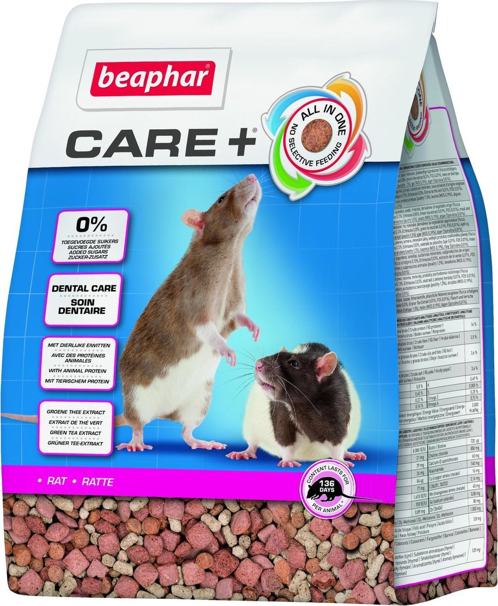 Beaphar Xtravital Care + Rattenvoer - 1.5 kg