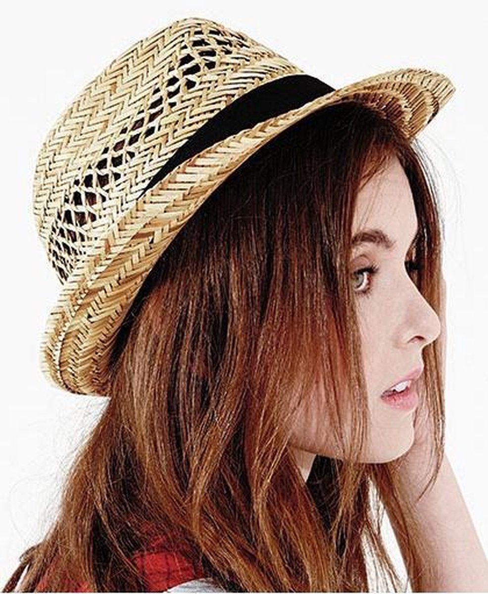 Toppers Trilby zomer strohoedje S/m