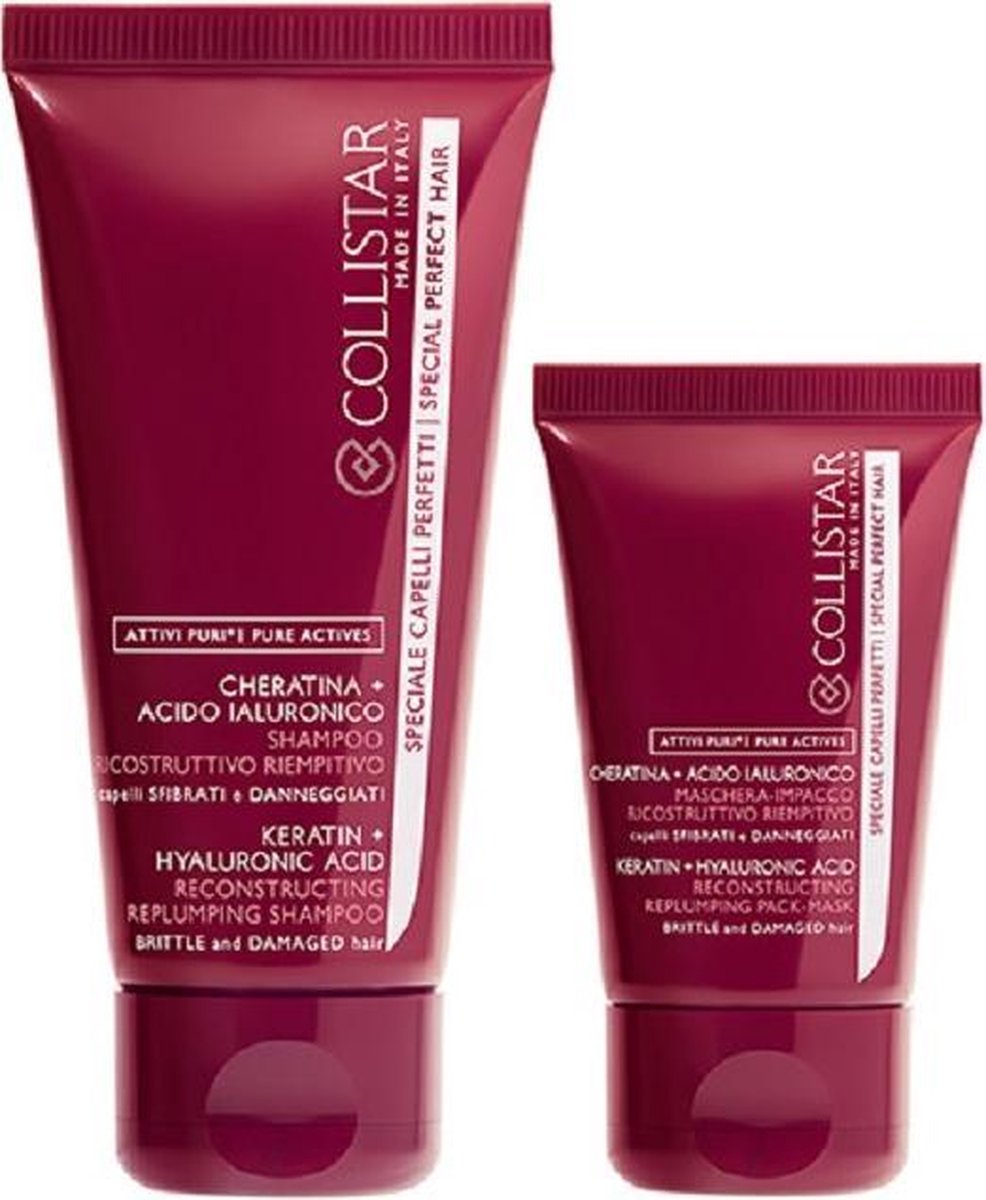 Collistar Beschadigd haar set shampoo + masker