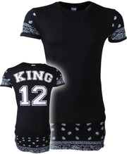 DWN Lifestyle - Heren Longshirt - TSKing12 - Zwart