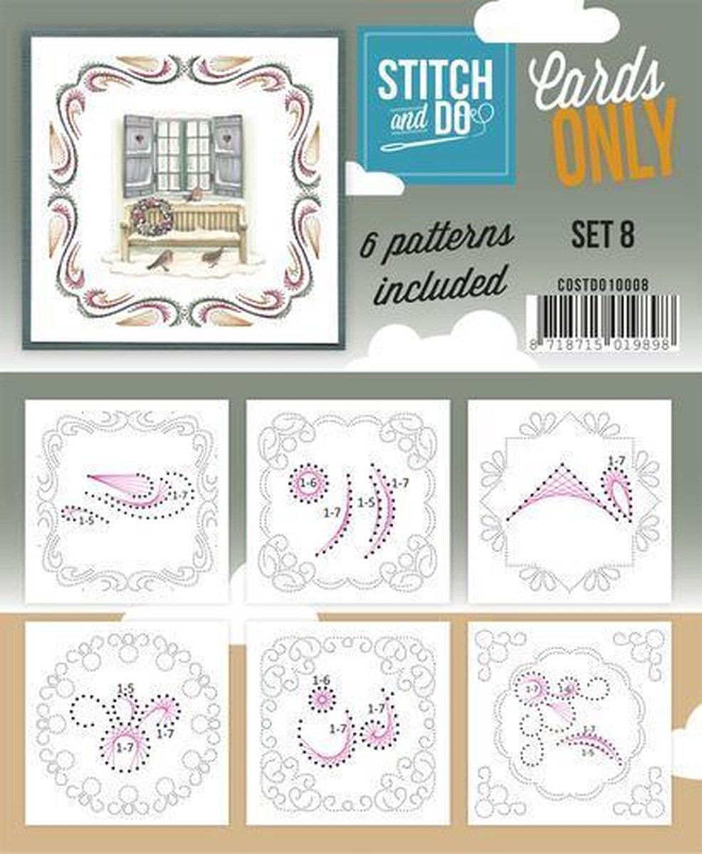 Stitch & Do - Cards only - Set 8