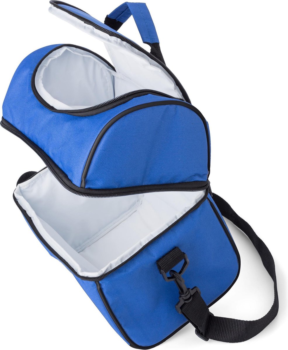 Koeltas Blauw 2 koelvakken 10 + 2 liter -  Nieuw - Zomer Topper