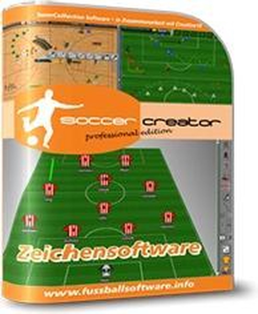 Soccer Creator Professional Tekenprogramma -  Voetbal training