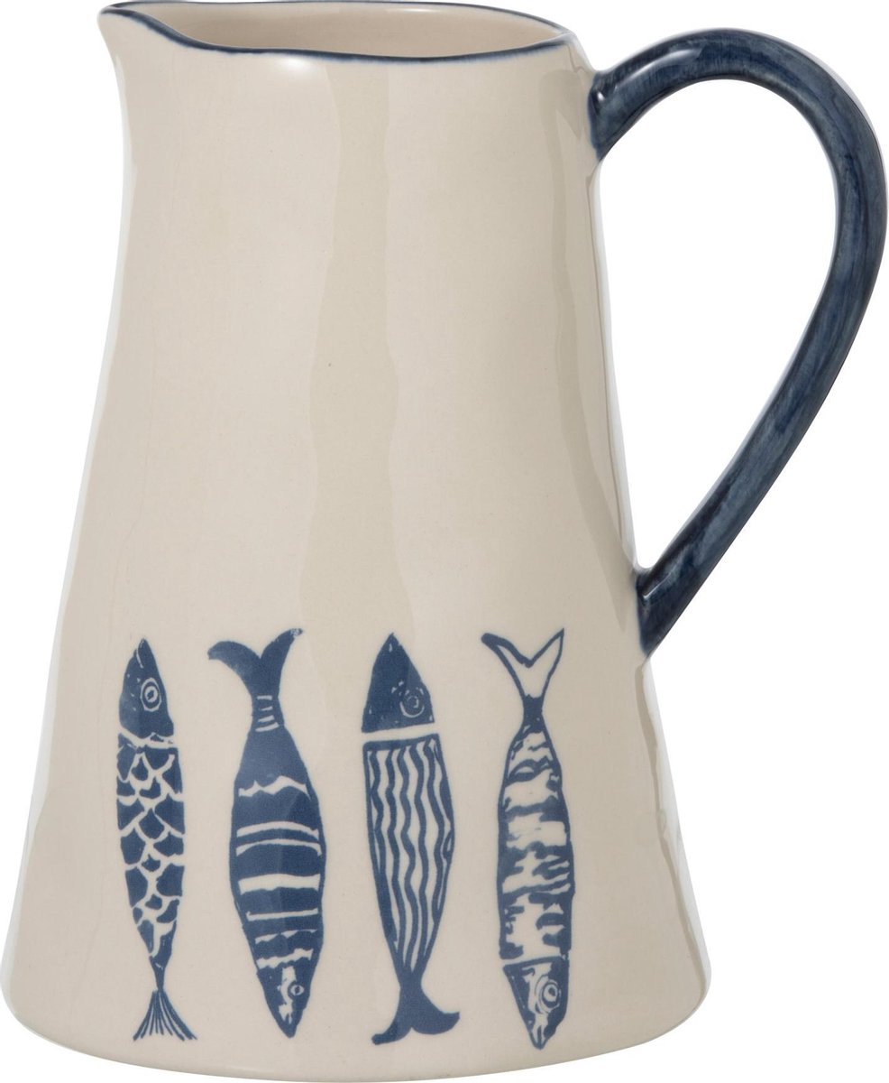 J-Line Kan Vis Wit/Blauw