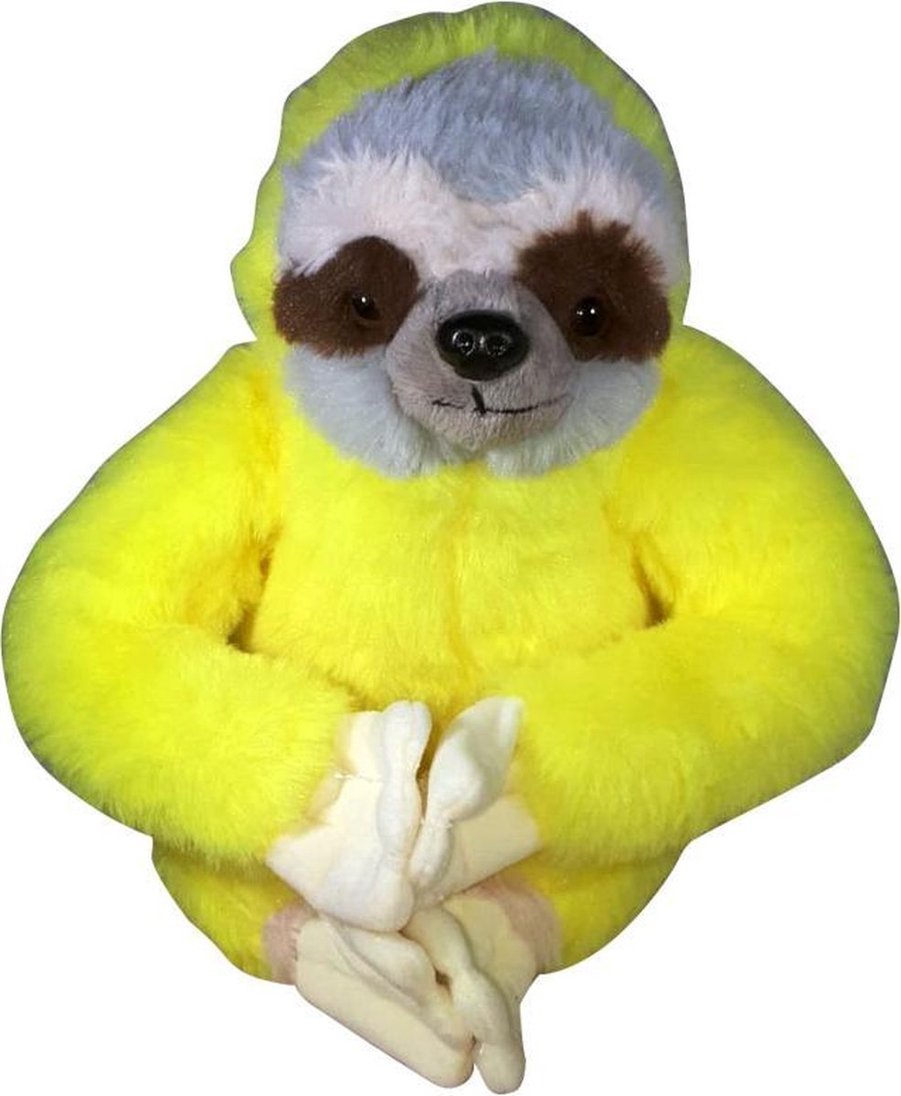 Pluche Knuffel Luiaard Geel 30cm aap pluche apen