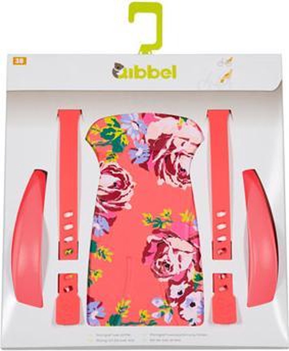 Widek - Qibbel Luxe Stylingset voor Achterzitje - Blossom Roses Koraal