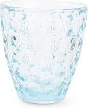 ONA - BUBBLE - Blue - Glas - 22 cl - Set van 4