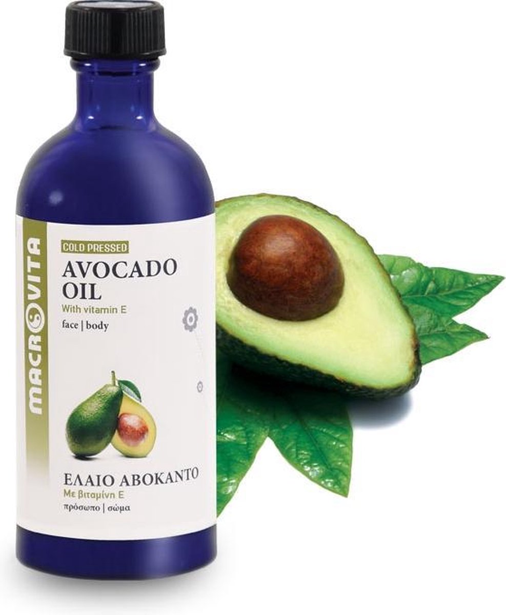 Macrovita Koudgeperste Avocado-olie - Huidolie