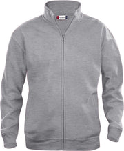 Basic cardigan grijsmelange 4xl