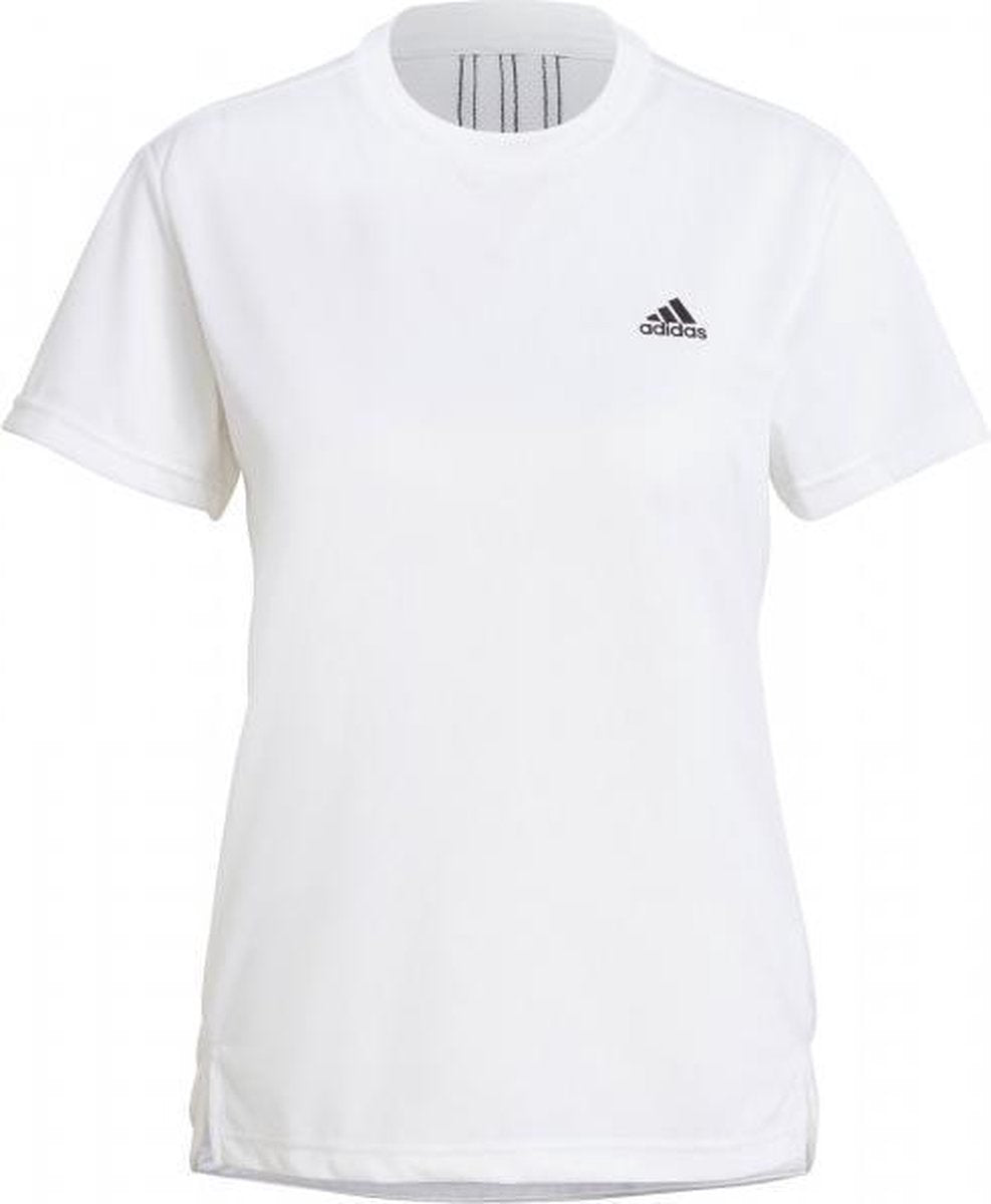 adidas 3-Stripes Sport Shirt Dames - wit - maat M