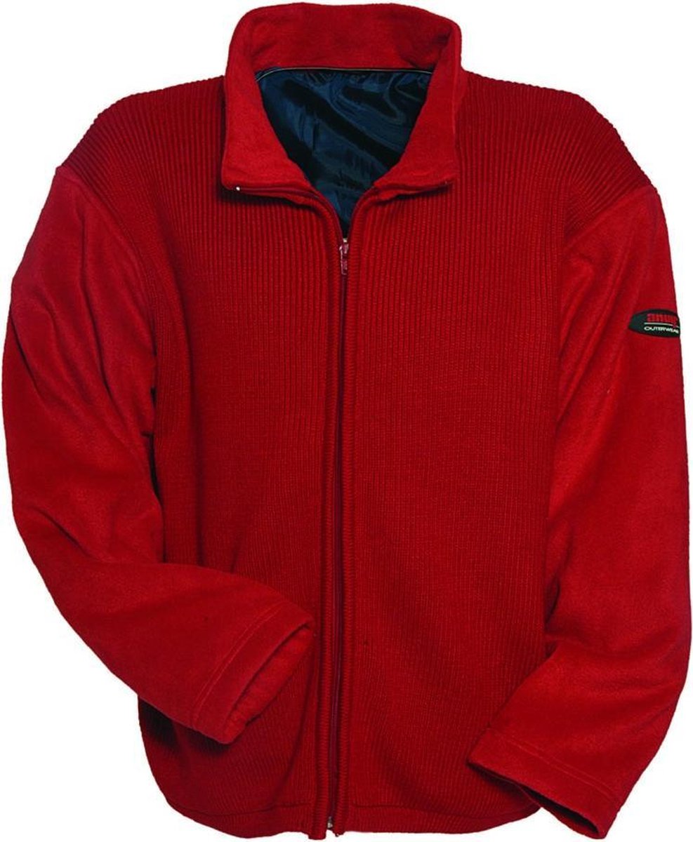 Anuy Fleecevest Grenoble Unisex Rood Maat S