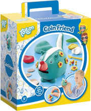 Totum Coin Friend - knutselset - maak je eigen spaarpot met foam dough zelfdrogende klei