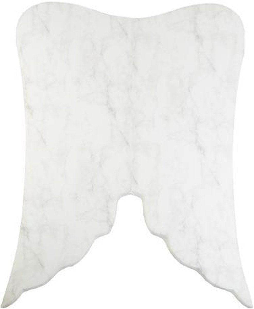 Misioo Speelmat - Vleugels - Wit Marmer - Speelmat baby - Speelmat foam - Luxe speelmat - speelmat peuter