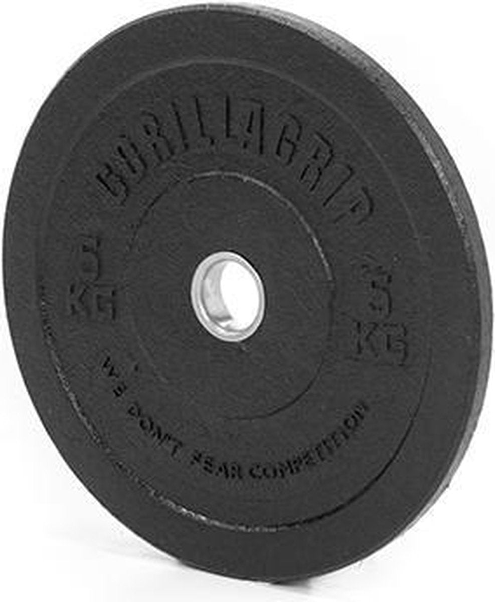 GorillaGrip - HiTemp Bumperplate - Zwart - 5KG