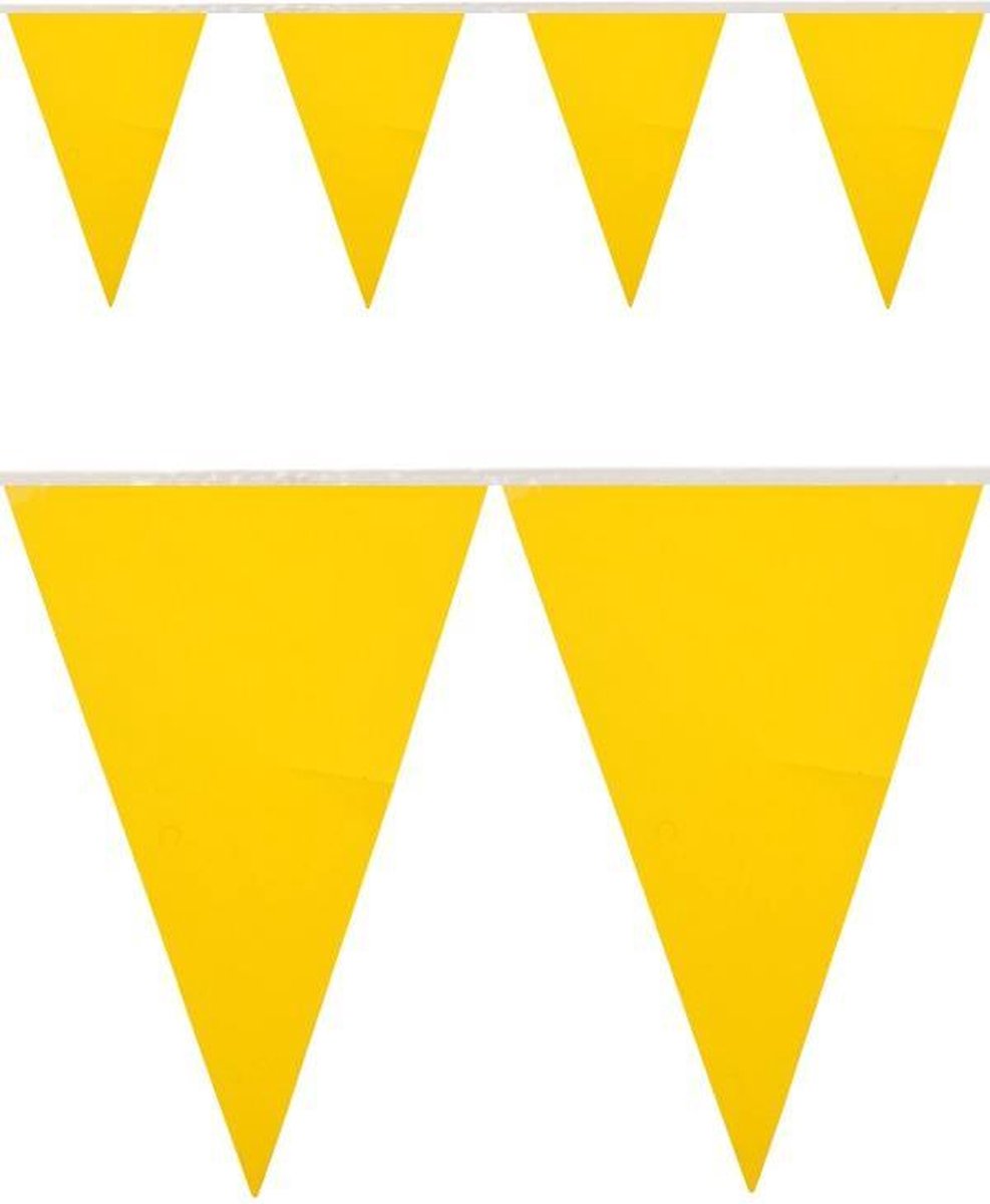 Vlaggenlijn Geel. PVC