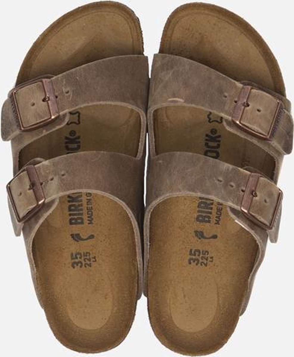 Arizona Tabacco Brown narrow Fettleder Oiled Leather -35