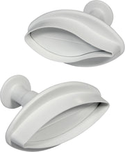 Plunger cutter - set van 2 lelie bladeren - small - PME Arts&Crafts