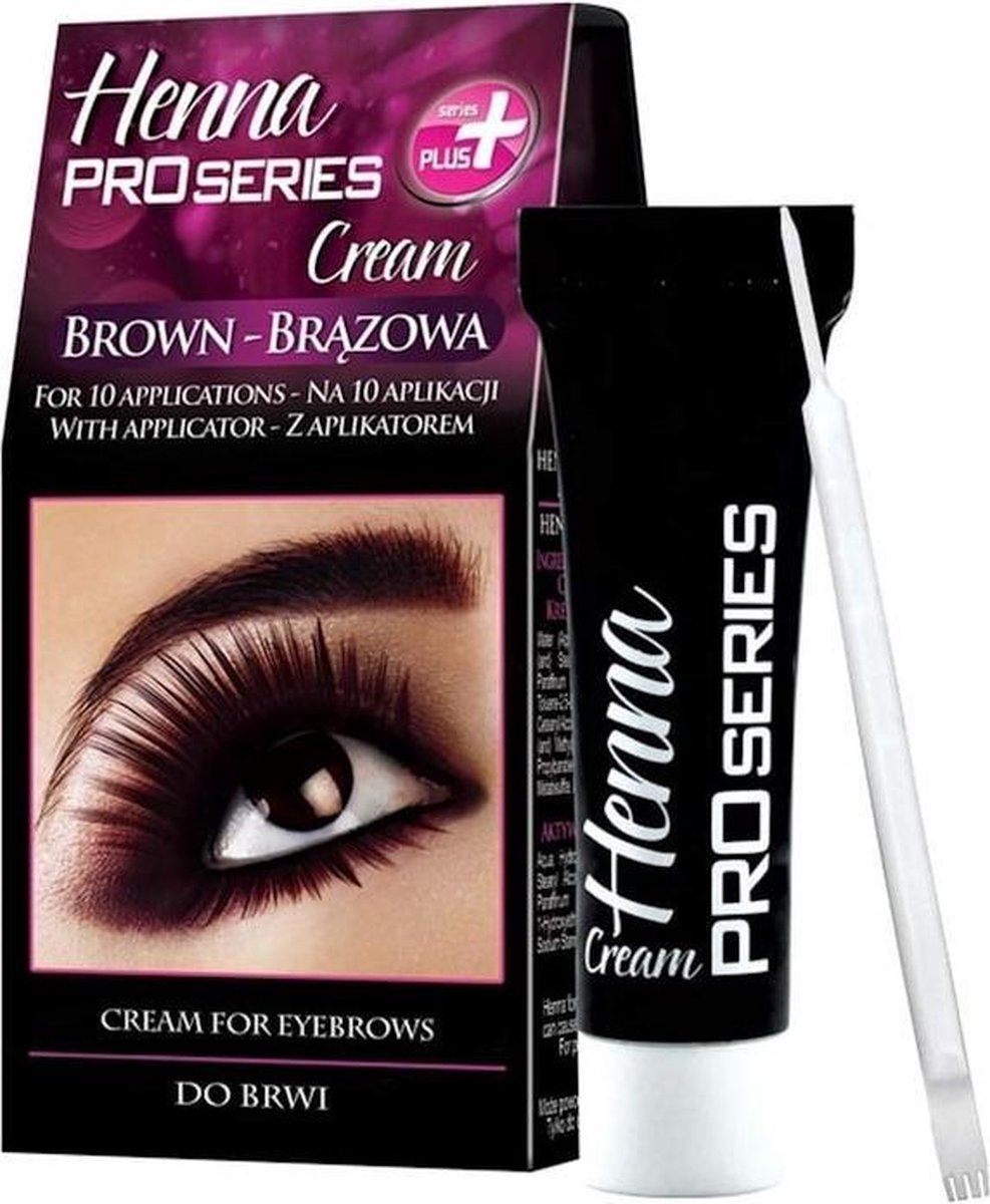 Verona Professional Henna Eyebrow Cream Pro Series Brown 15ml.