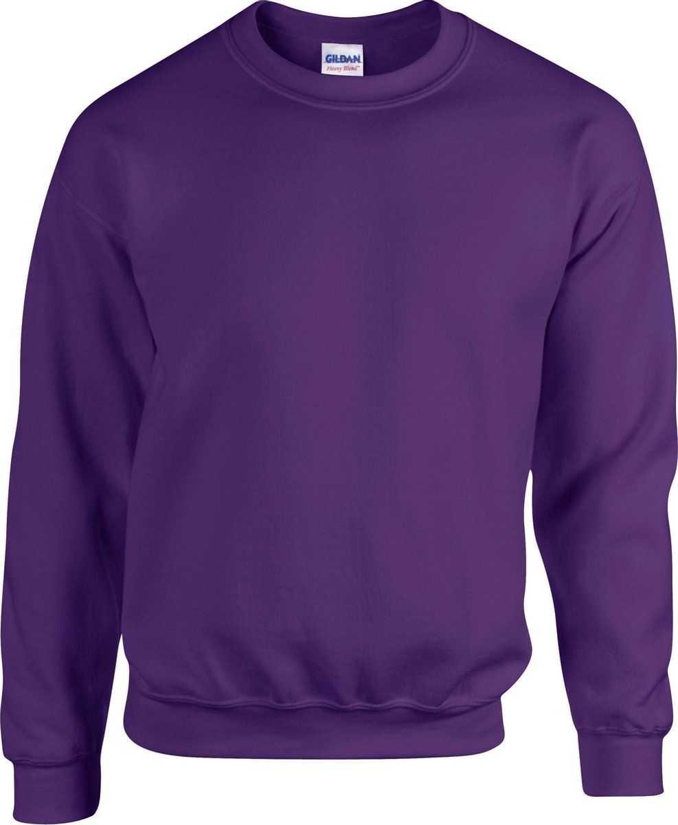 Gildan Zware Blend Unisex Adult Crewneck Sweatshirt voor volwassenen (Paars)