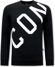 TONY BACKER ICON Heren Sweater - Zwart - Maten: XL