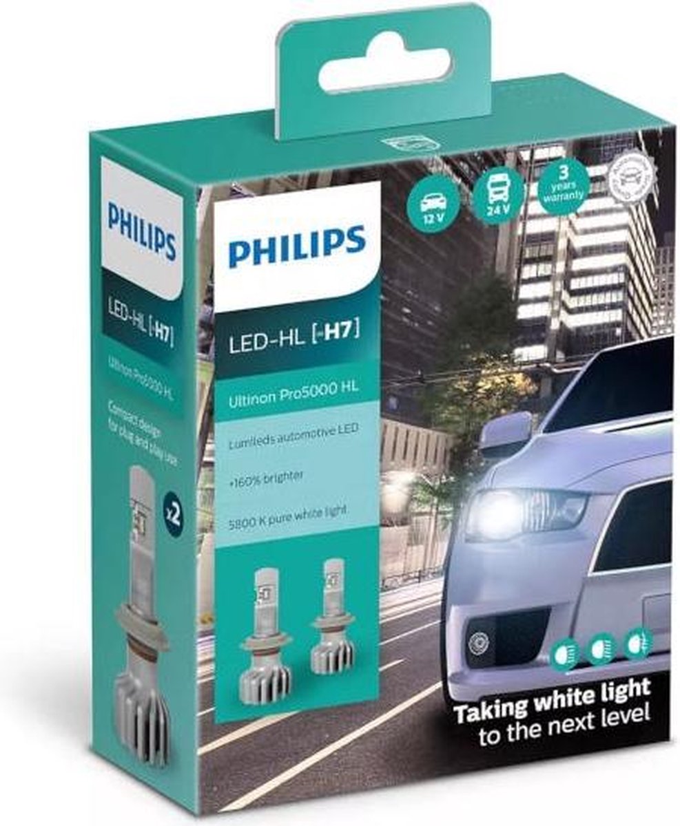 Philips Ultinon Pro5000 HB3/HB4 11005U50CWX2