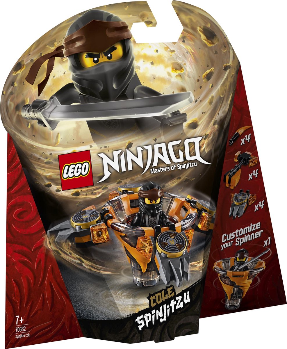 LEGO NINJAGO Spinjitzu Cole - 70662