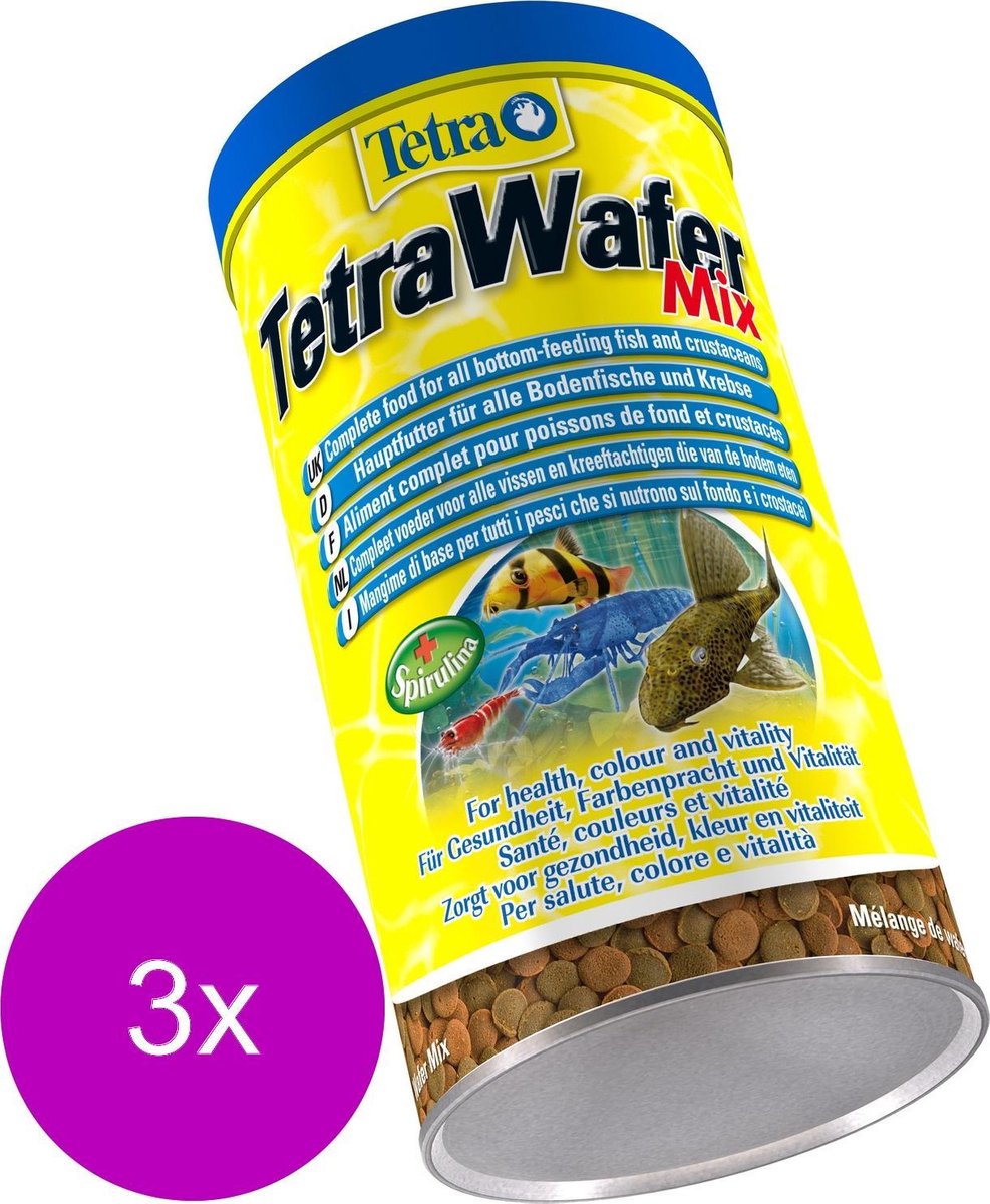 Tetra Wafermix - Vissenvoer - 3 x 1000 ml