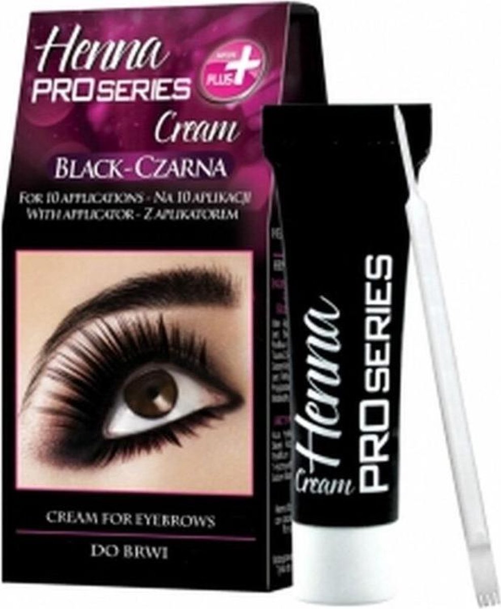 Verona Professional Henna Eyebrow Cream Pro Series Black 15ml.