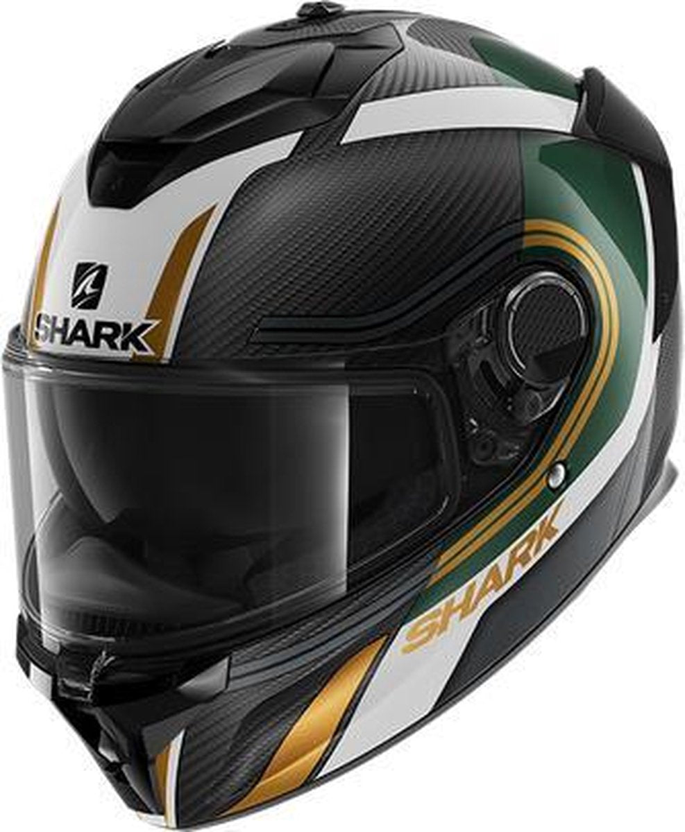SHARK Spartan GT Carbon Tracker Motorhelm - Integraal Helm voor Motor Scooter & Brommer - Maat L