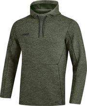Jako Sweater met Capuchon Premium Basics Kaki Gemeleerd Maat 3XL