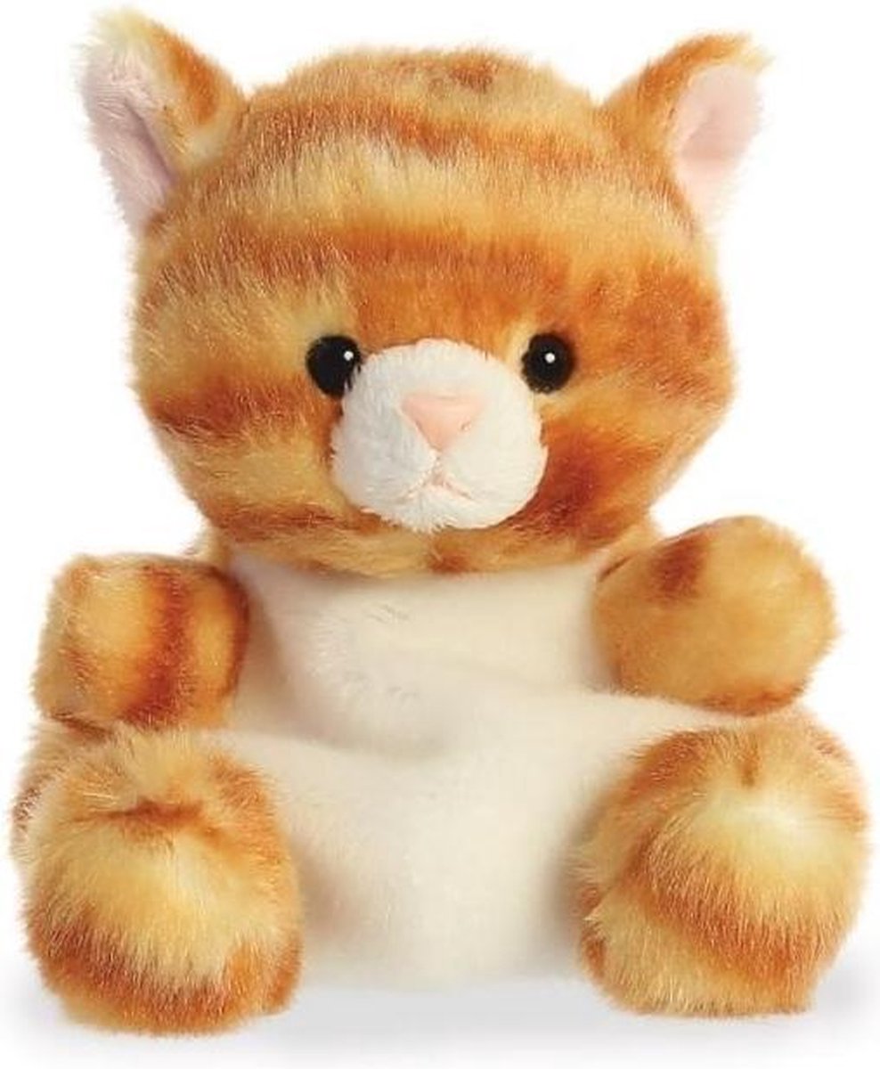 Aurora Knuffel Palm Pals Kat Oranje 13 Cm